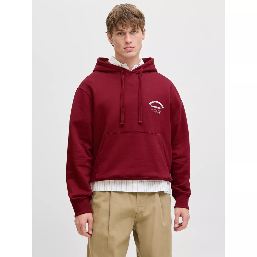 Jack & Jones - Hoodie, für Herren, Rot, Größe L