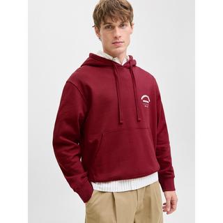 JACK & JONES Hoodie mit Pigmentprint  