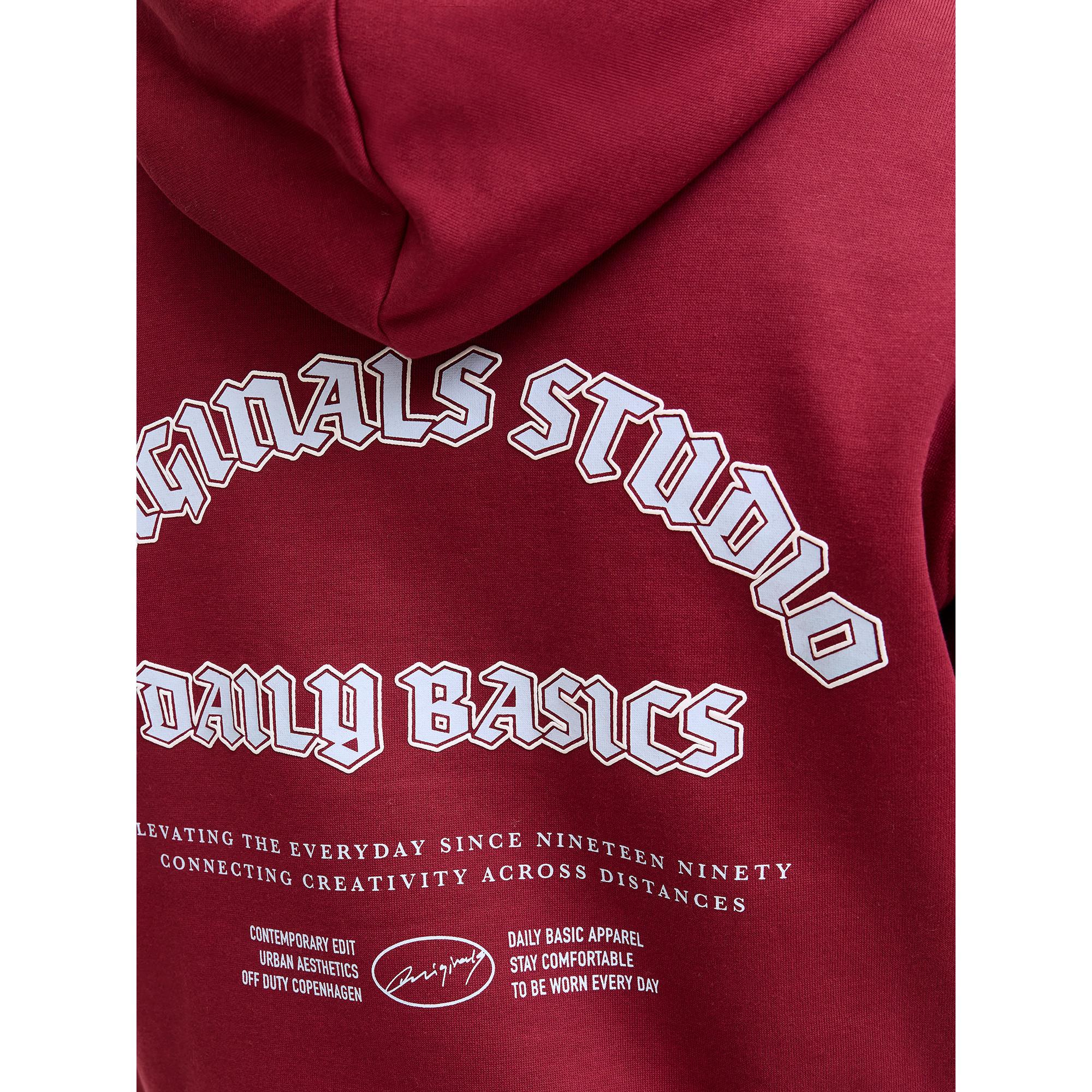 JACK & JONES Hoodie mit Pigmentprint  