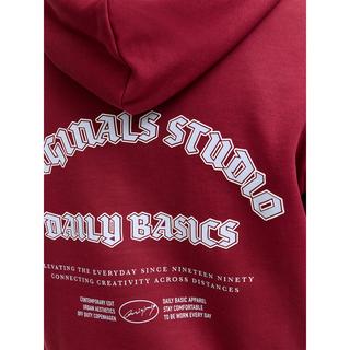 JACK & JONES Hoodie mit Pigmentprint  