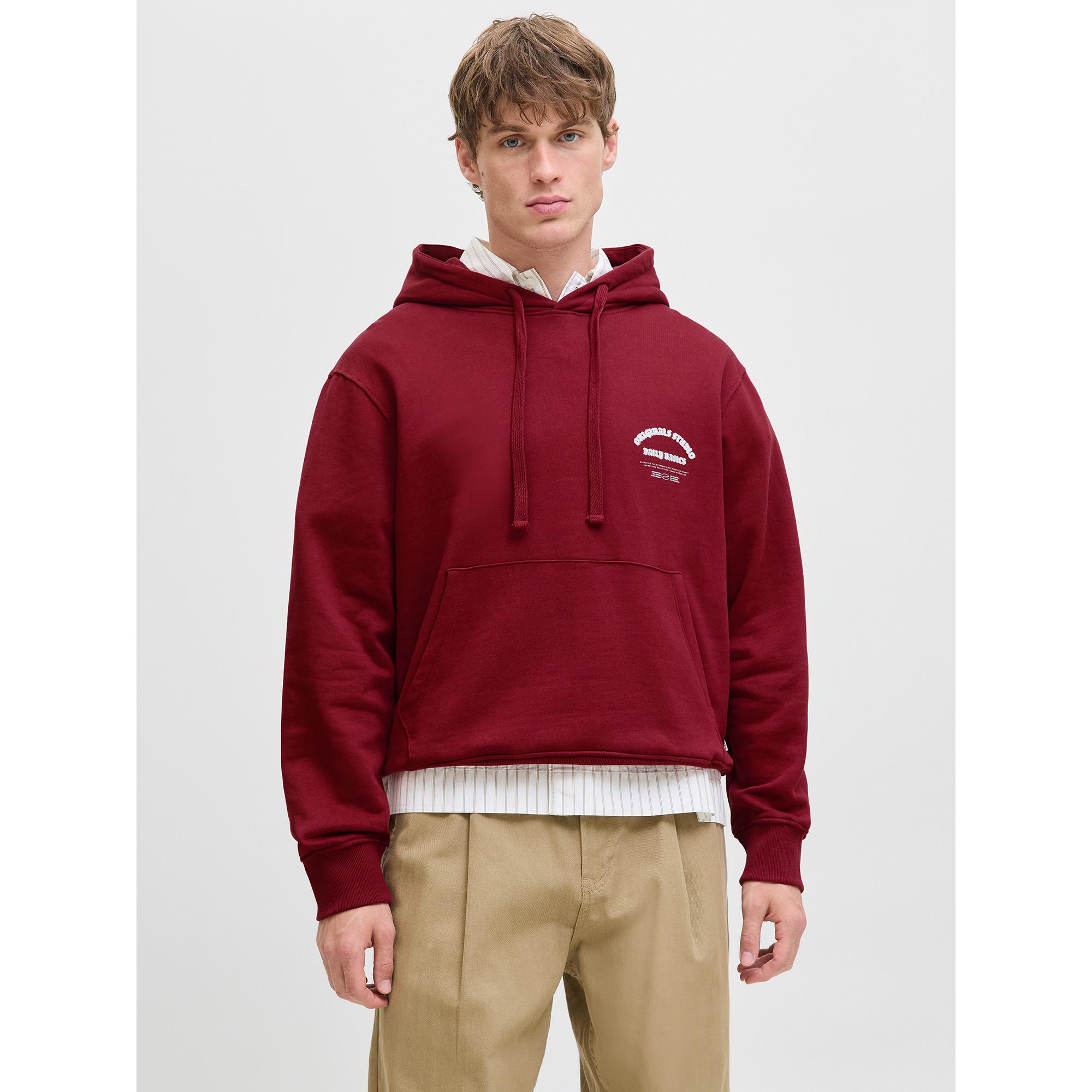 JACK & JONES Hoodie mit Pigmentprint  