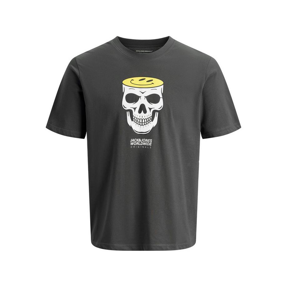 JACK & JONES T-Shirt Imprimé Tête de Mort  
