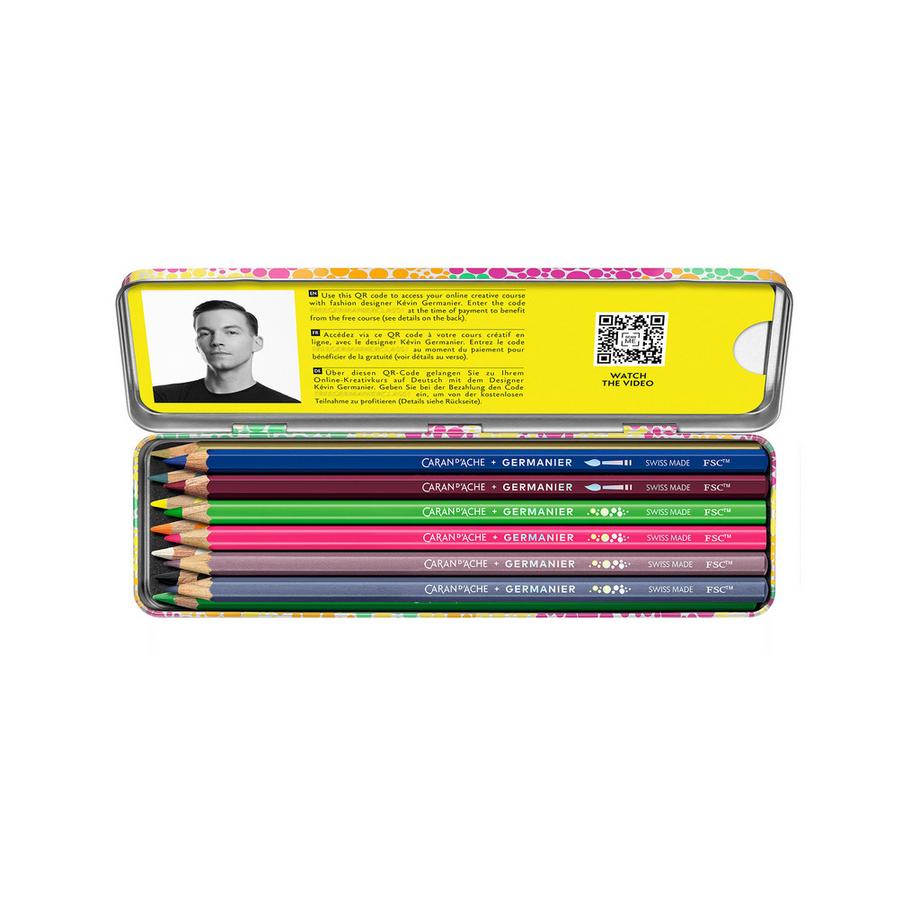 Caran d'Ache Crayons de couleur Colour set Germanier 