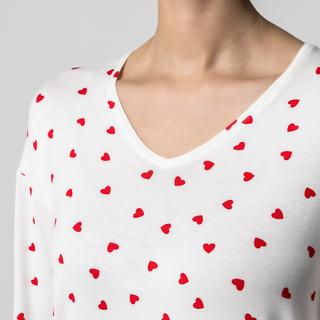 Manor Woman Maglia Pigiama Fantasia Cuori  