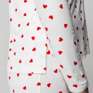 Manor Woman Maglia Pigiama Fantasia Cuori  