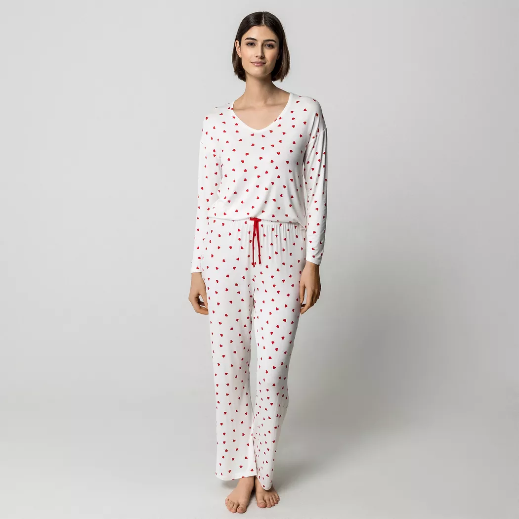 Manor Woman - Pyjamahose, für Damen, Multicolor, Größe L