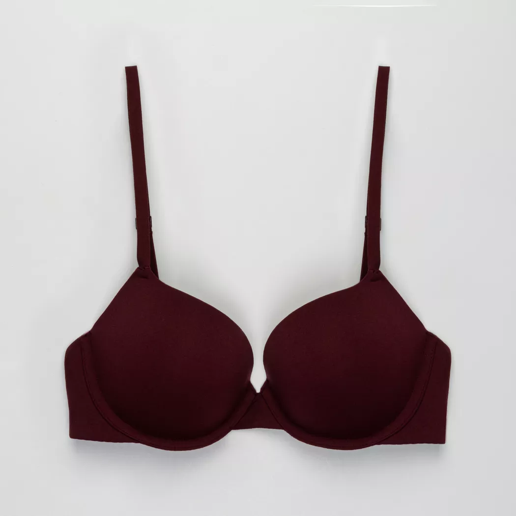Manor Woman - BH mit Push up Effekt, für Damen, Bordeaux, Größe 70B