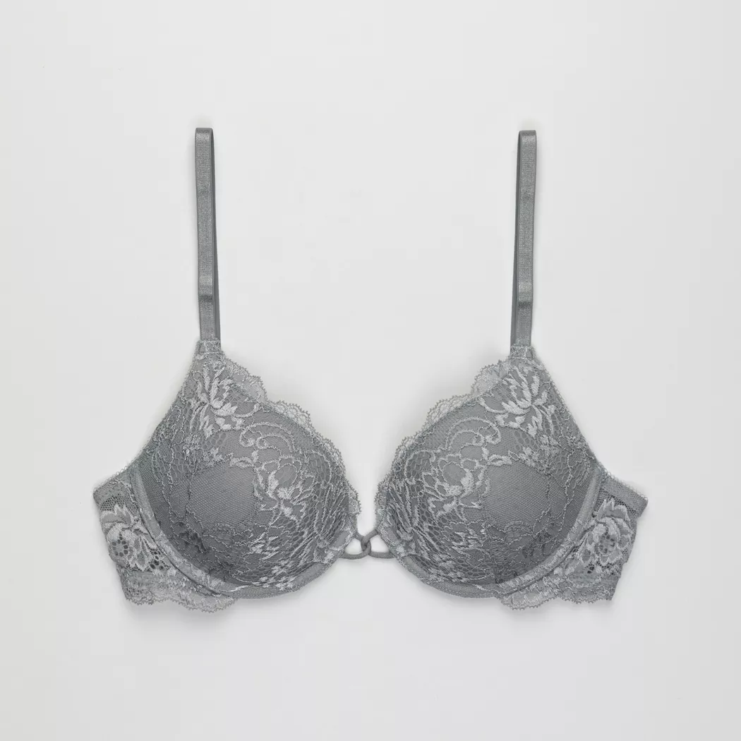 Manor Woman - BH mit Push up Effekt, für Damen, Grau, Größe 80C 2