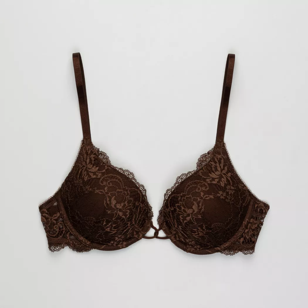 Manor Woman - BH mit Push up Effekt, für Damen, Braun, Größe 75B 2