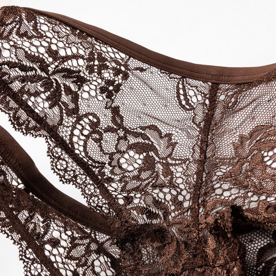 Manor Woman Perizoma String Floreale in Pizzo  