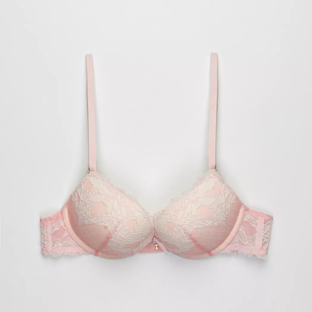 Manor Woman - BH mit Push up Effekt, für Damen, Pfirsich, Größe 80B 2