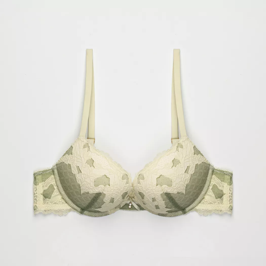 Manor Woman - BH mit Push up Effekt, für Damen, Salbei, Größe 75B