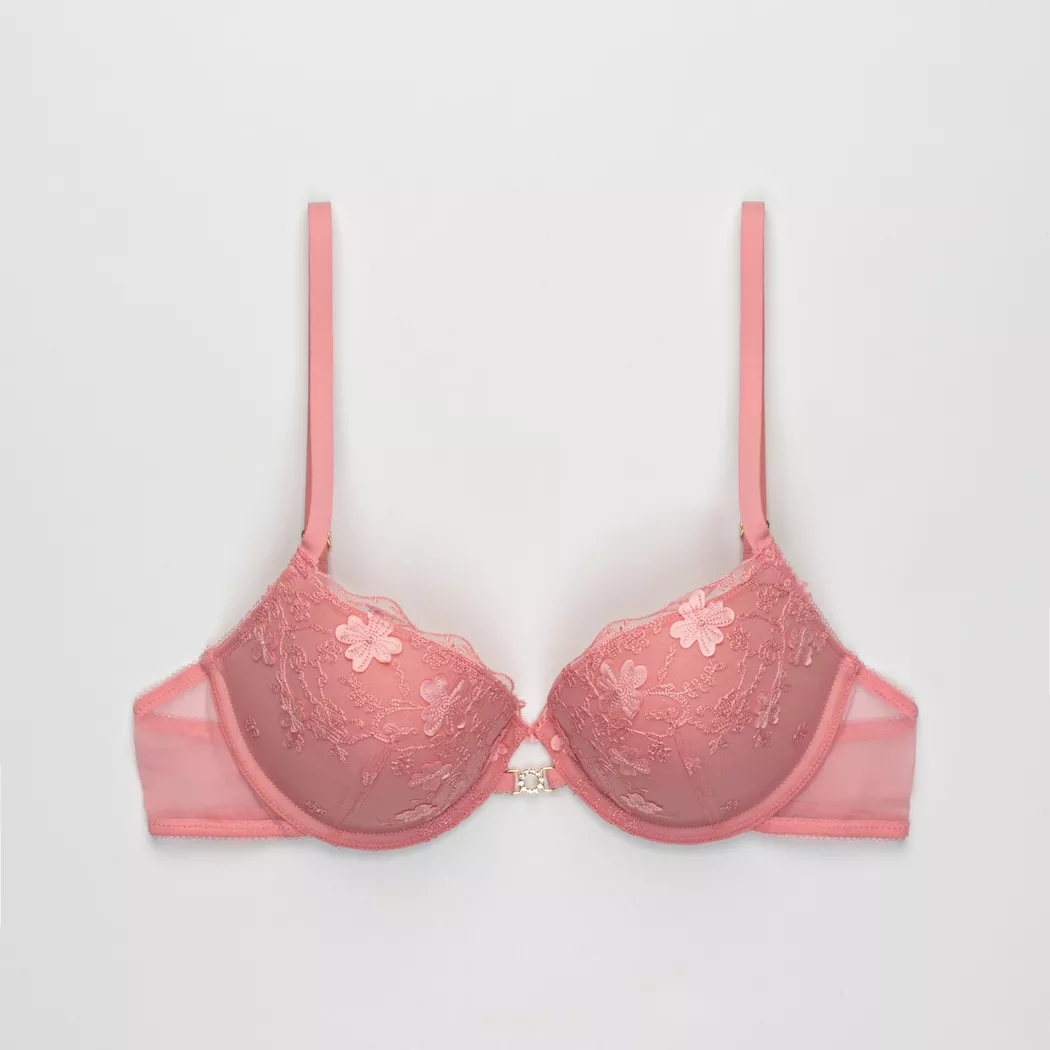 Manor Woman - BH mit Push up Effekt, für Damen, Pfirsich, Größe 80B