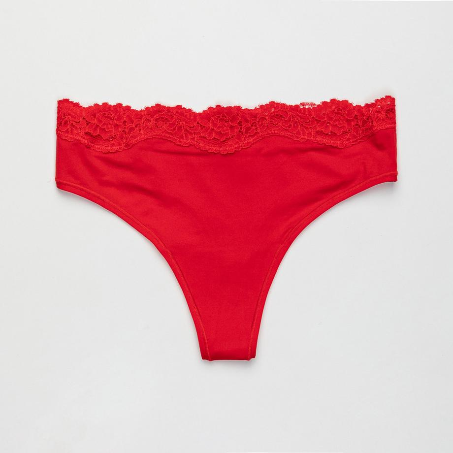 Manor Woman Tanga avec dentelle  