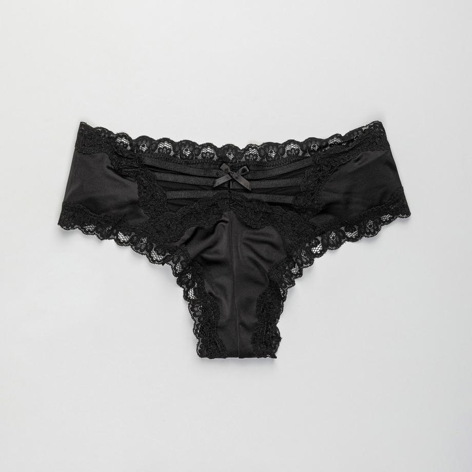 Manor Woman Slip brésilien avec bordure en dentelle  