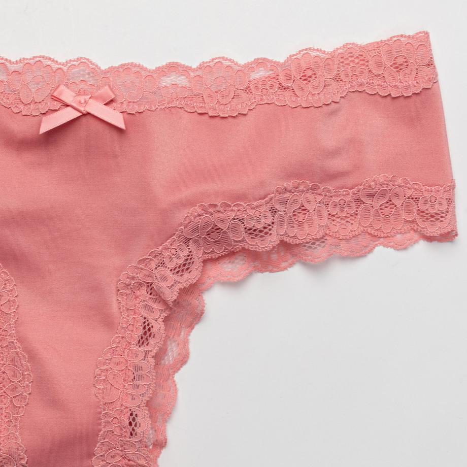 Manor Woman Brazilian Slip mit Spitzenbordüre  