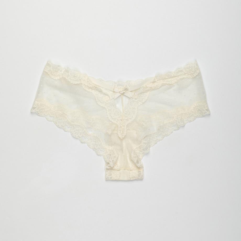 Manor Woman Slip brésilien avec dentelle  