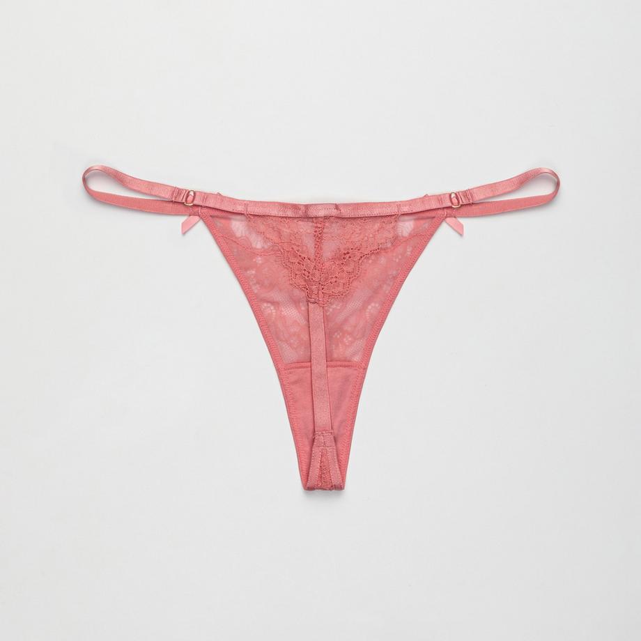 Manor Woman Perizoma String in Pizzo  