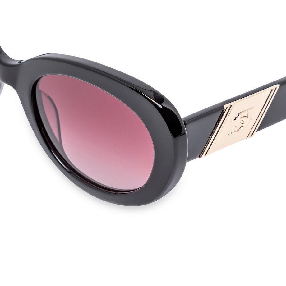 Dune London Ovale Sonnenbrille mit Schildpatttempeln  