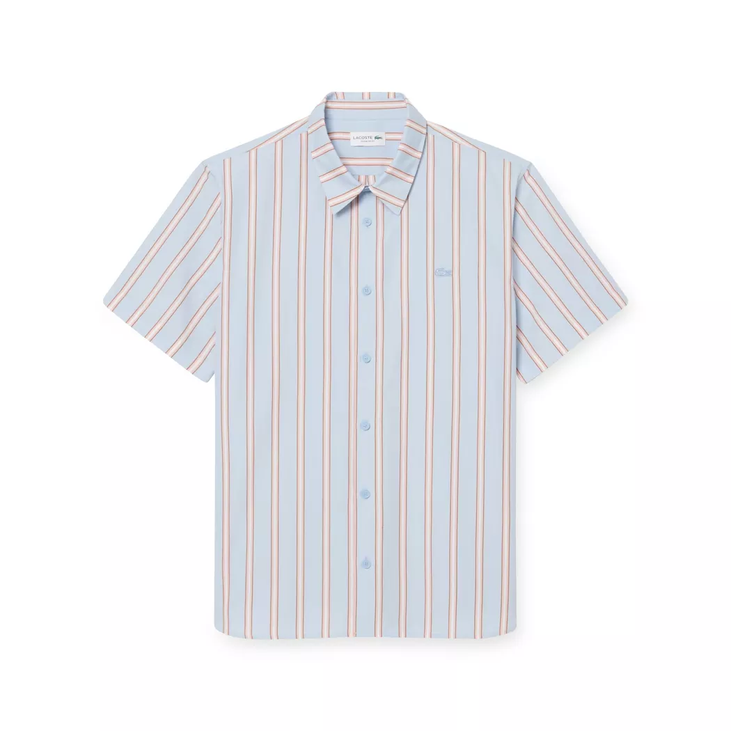 Lacoste - Hemd, kurzarm, für Herren, Multicolor, Größe 42