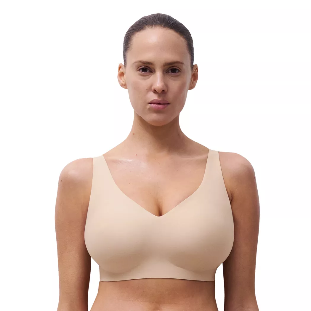 Chantelle SoftStretch Power Bra Beige Size S 2