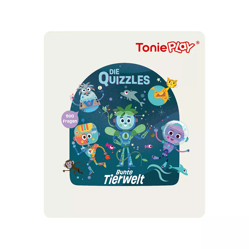 Tonies - Die Quizzles: Bunte Tierwelt, deutsch, Multicolor