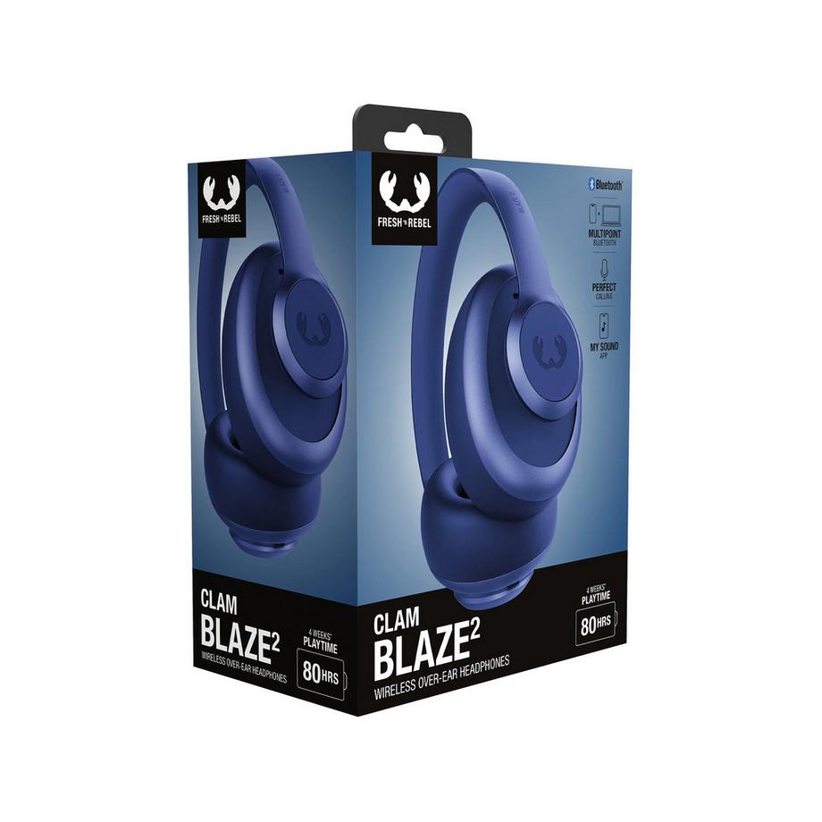 FRESH'N REBEL Clam Blaze 2 - Wless over-ear with ENC Casque over-ear 