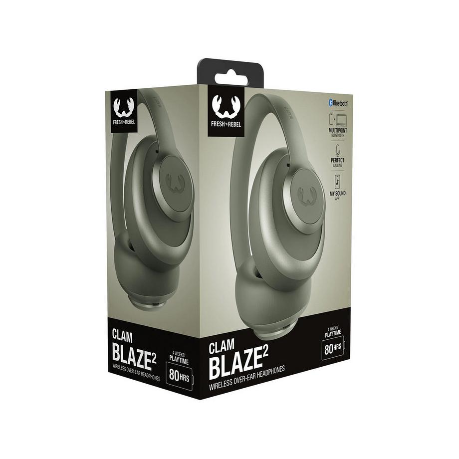 FRESH'N REBEL Clam Blaze 2 - Wless over-ear with ENC Casque over-ear 