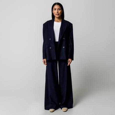 Max & Co Nigra Weite Stoffhose  