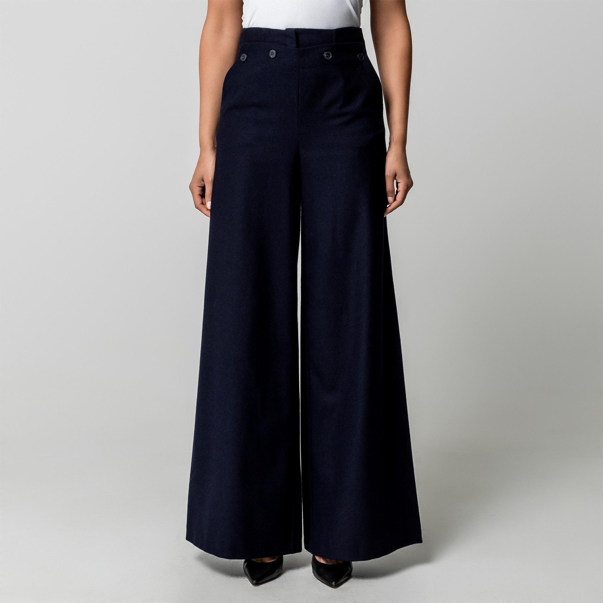 Max & Co Nigra Weite Stoffhose  