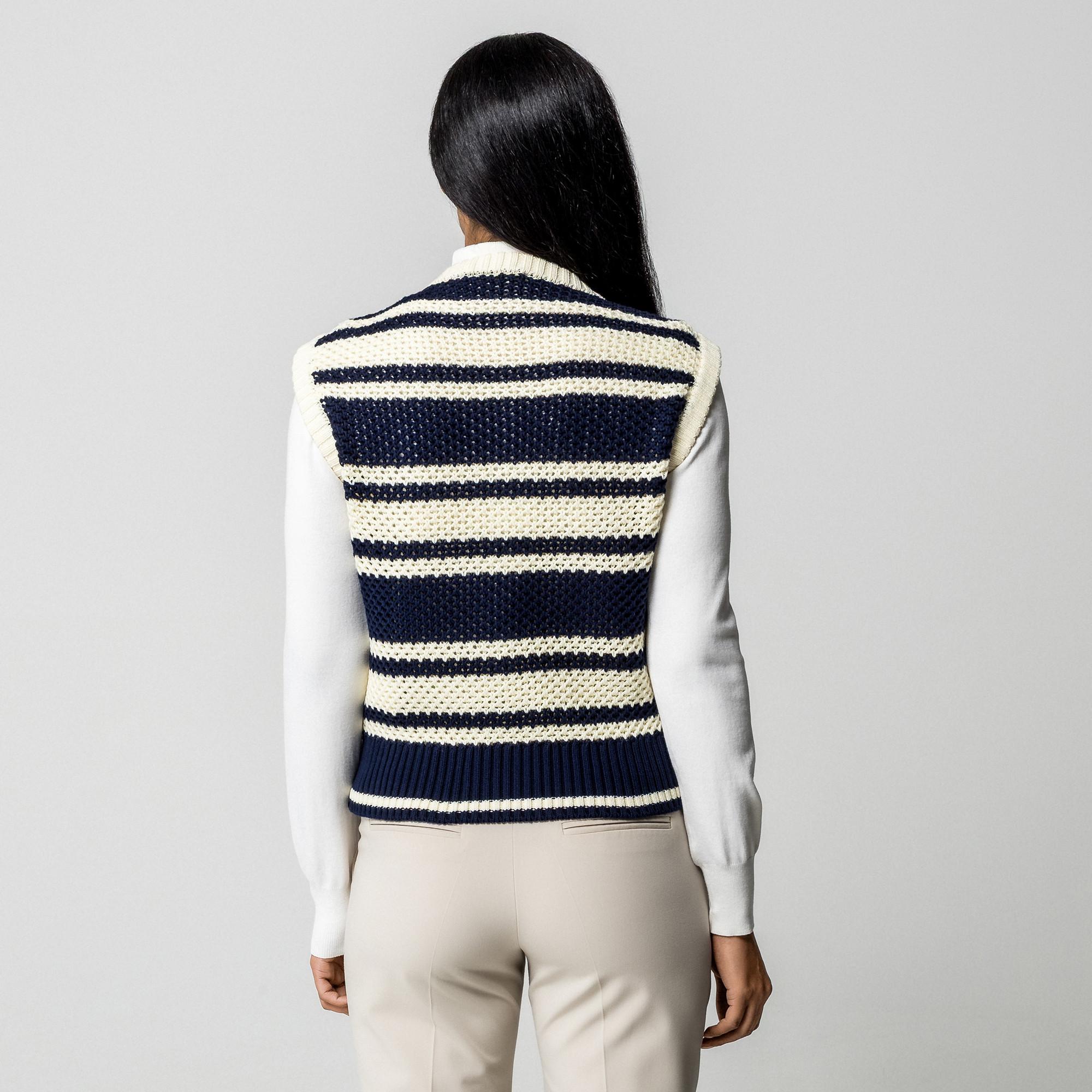 Max & Co BETA Gestreiftes Strickgilet  