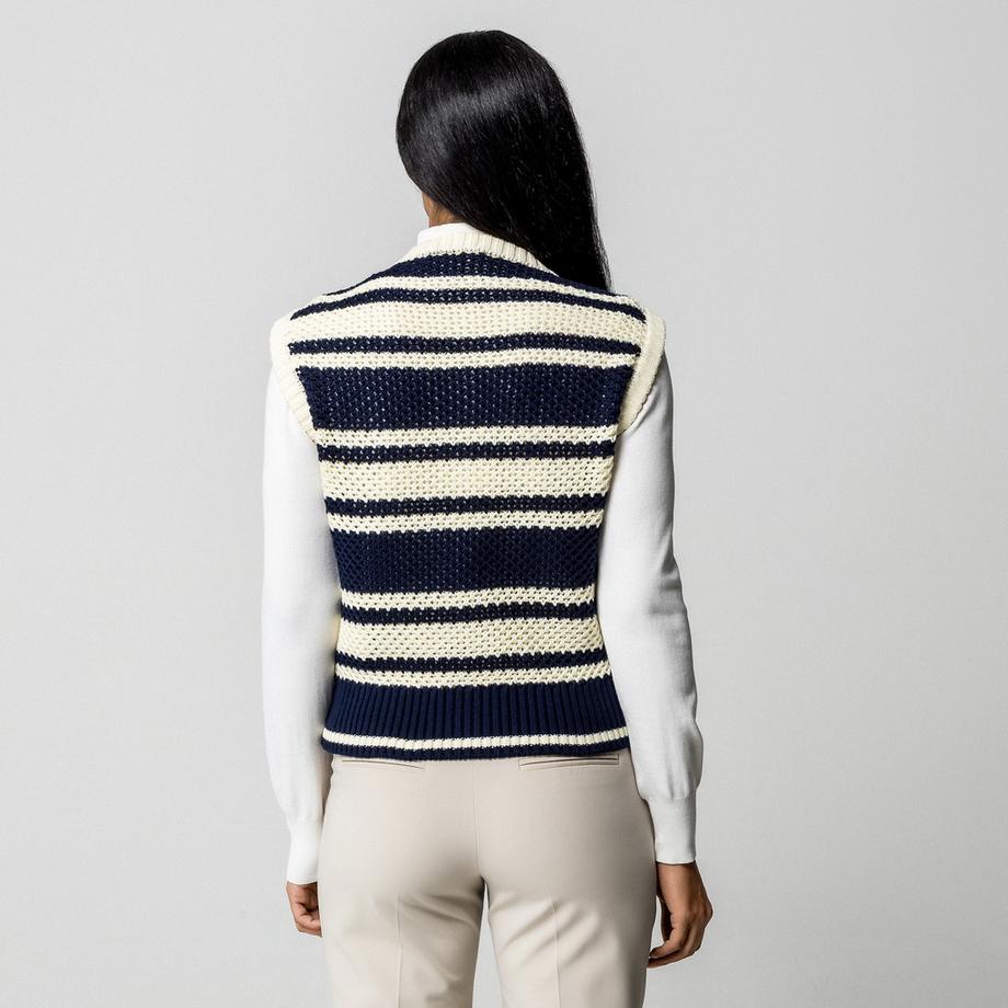 Max & Co BETA Gestreiftes Strickgilet  