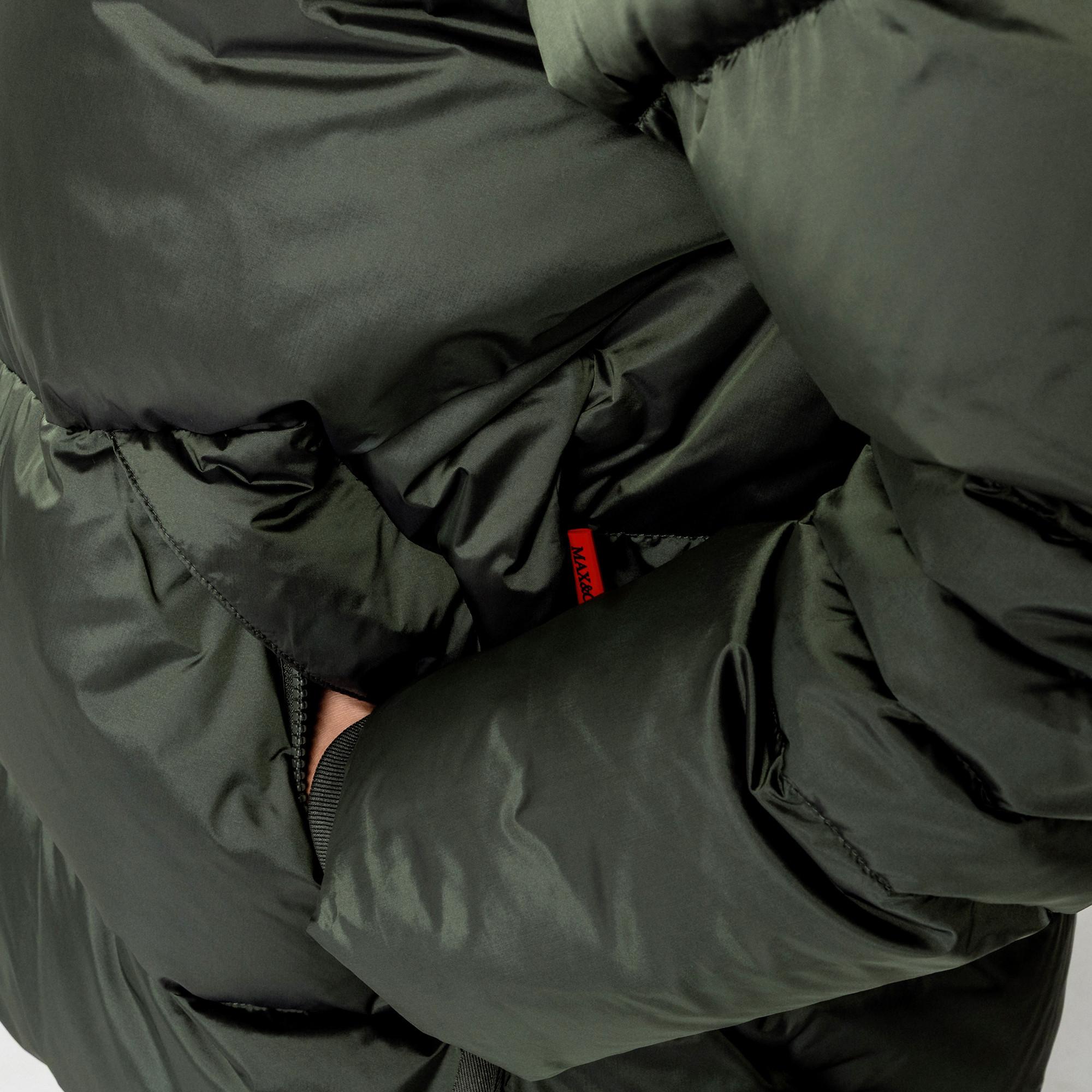 Max & Co CURSORE Cappotto imbottito con collo in pelliccia sintetica  