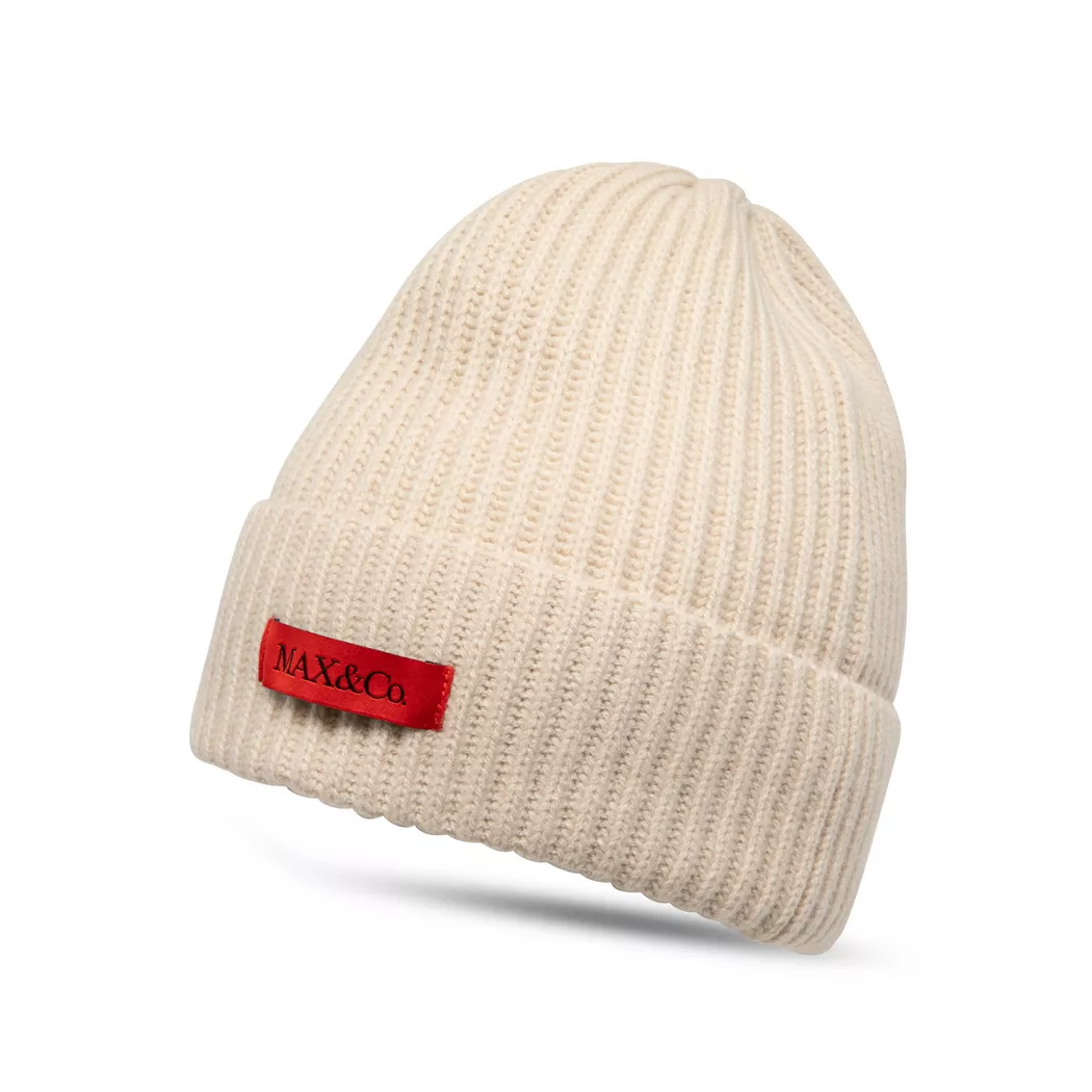Max & Co - Mütze, für Damen, Ecru Größe ONESIZE