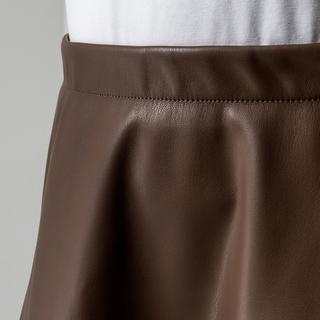 Max & Co TRIVIO Beschichteter Jersey Ausgestellter Midi Rock  