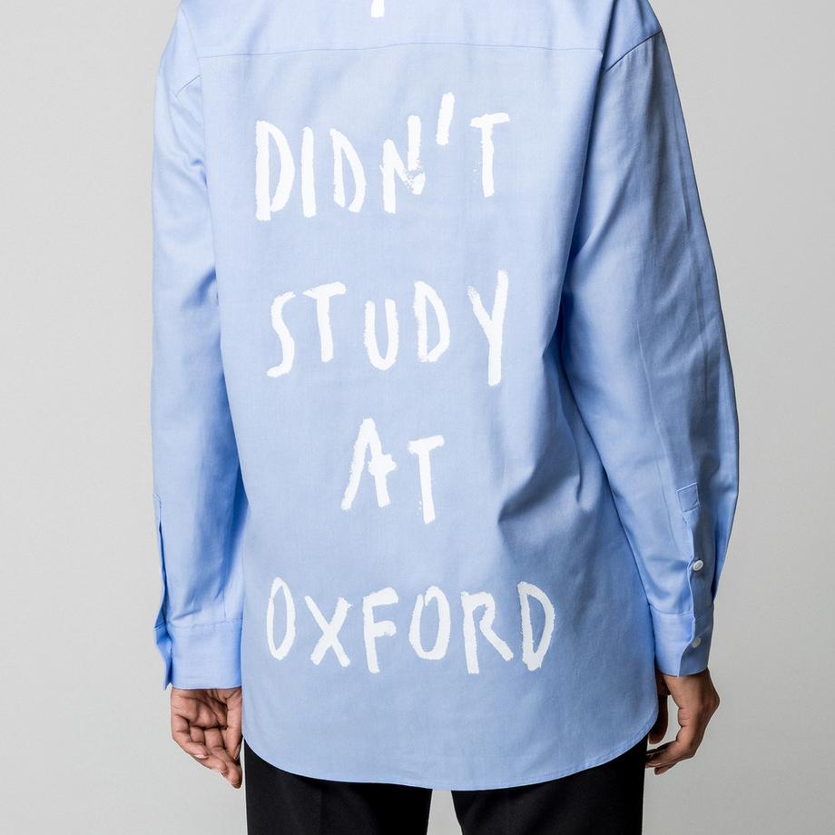 Max & Co Oxford Chemisier à manches longues avec imprimé au dos  