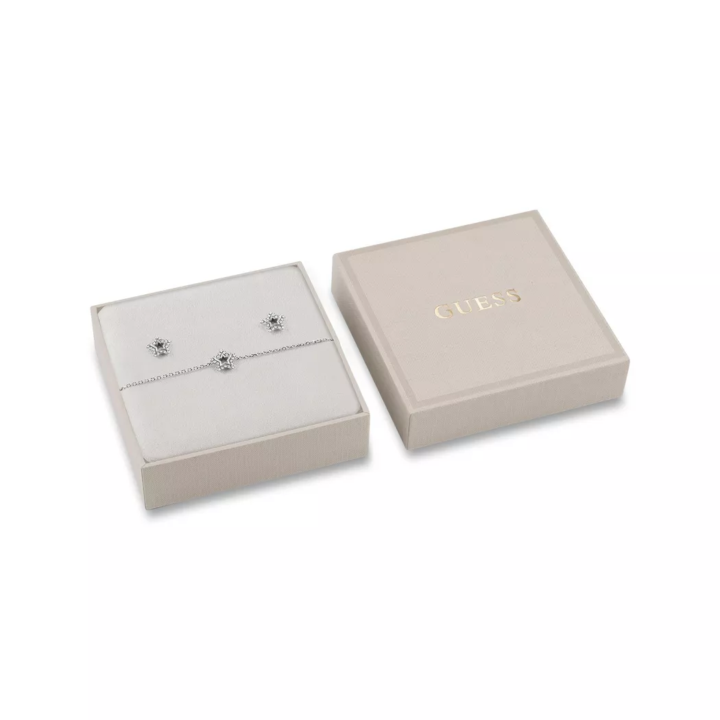 Guess - Schmuckset, Iconique, 3XS, Silber