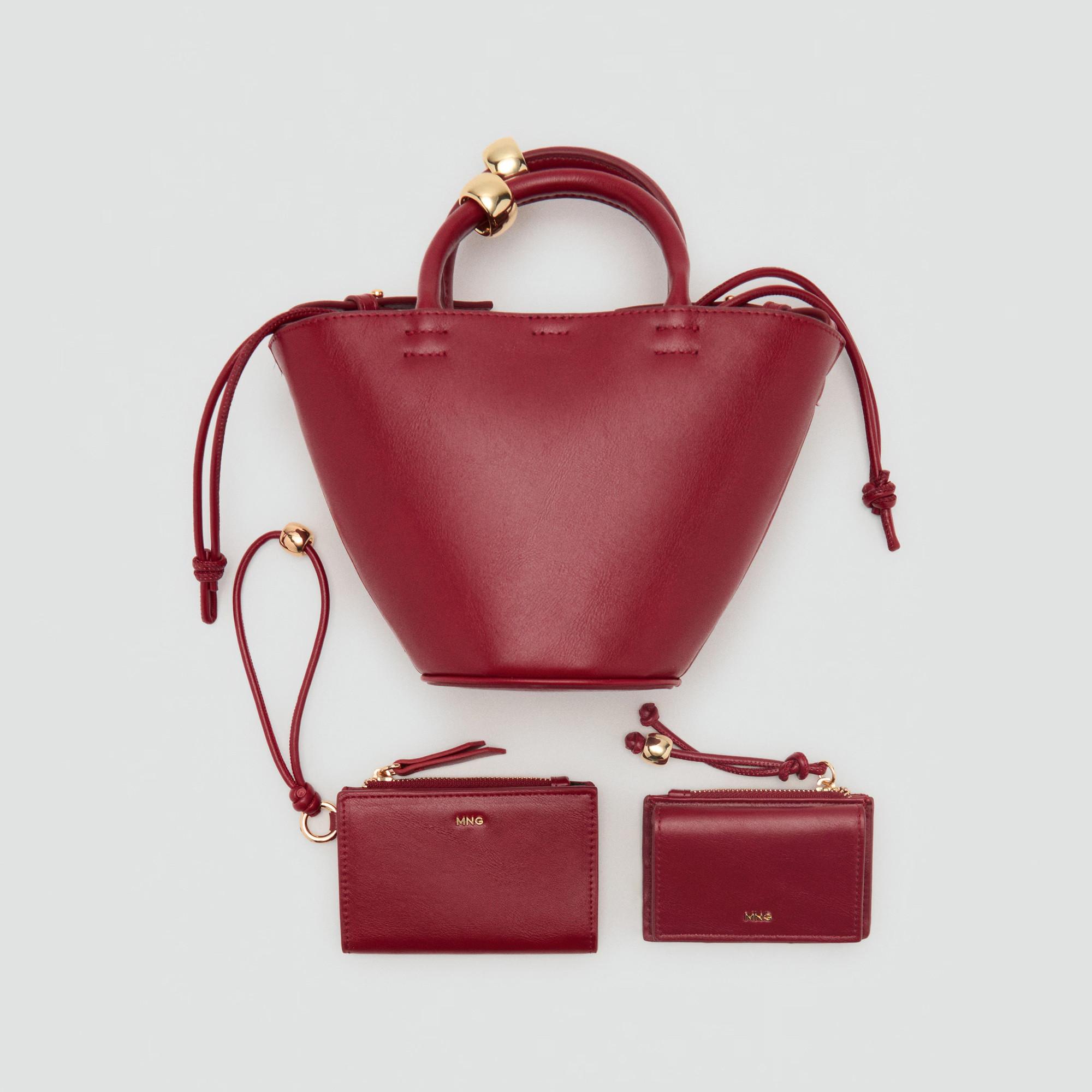 MANGO Meti Détail Perle Mini Portefeuille  