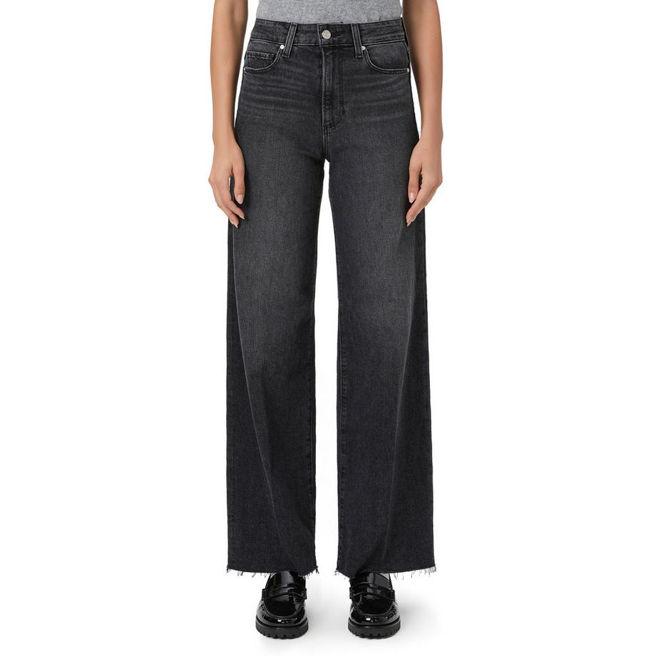 PAIGE High Waist Wide Leg Regular Fit Jeans  