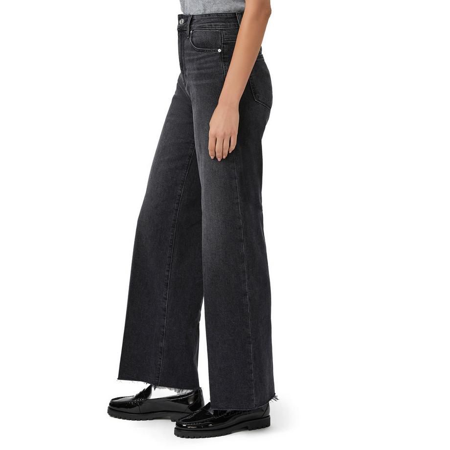 PAIGE High Waist Wide Leg Regular Fit Jeans  