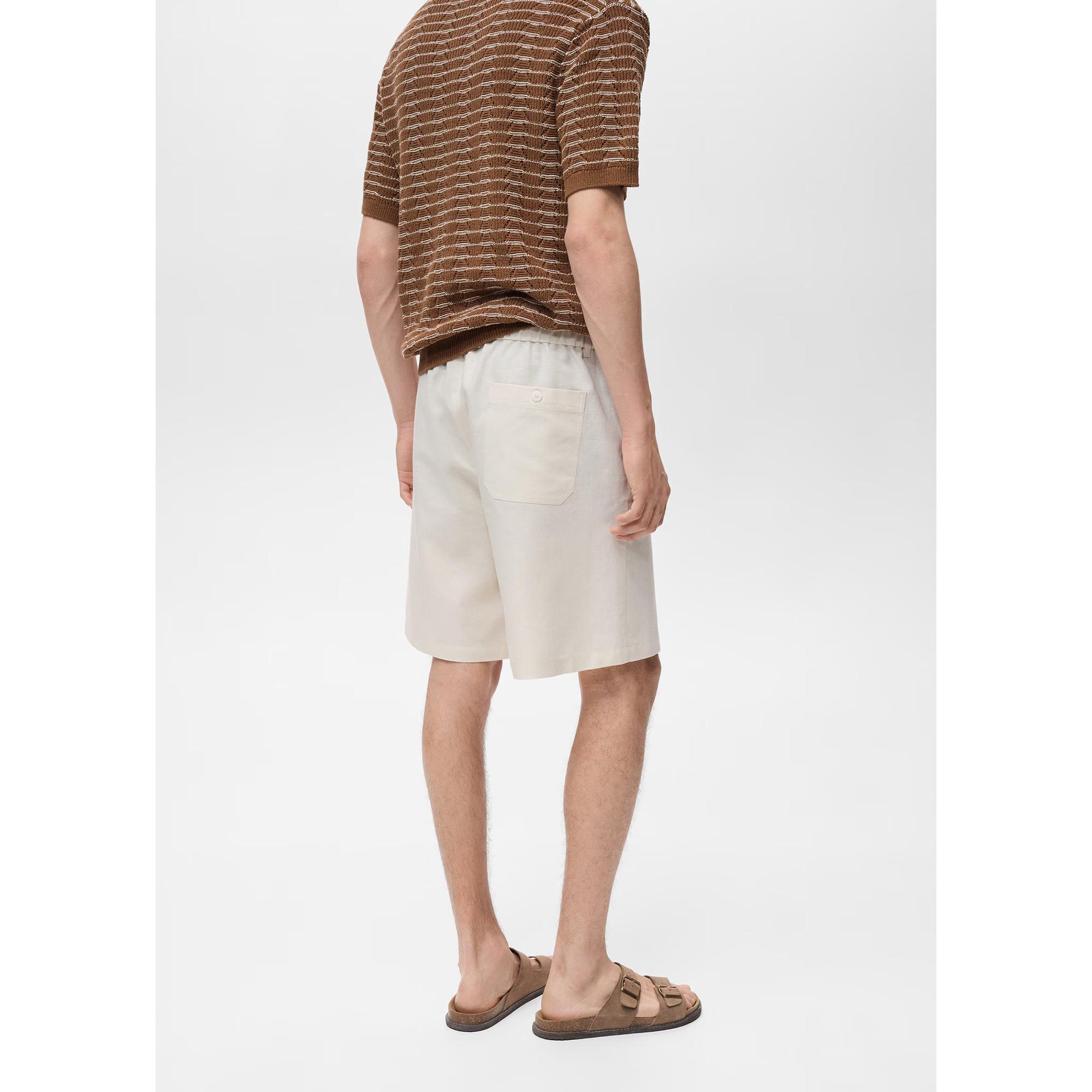Mango Man Bermuda Shorts Cordon de Serrage  