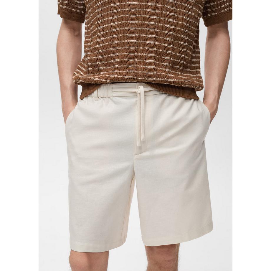 Mango Man Bermuda Shorts Coupe Droite  