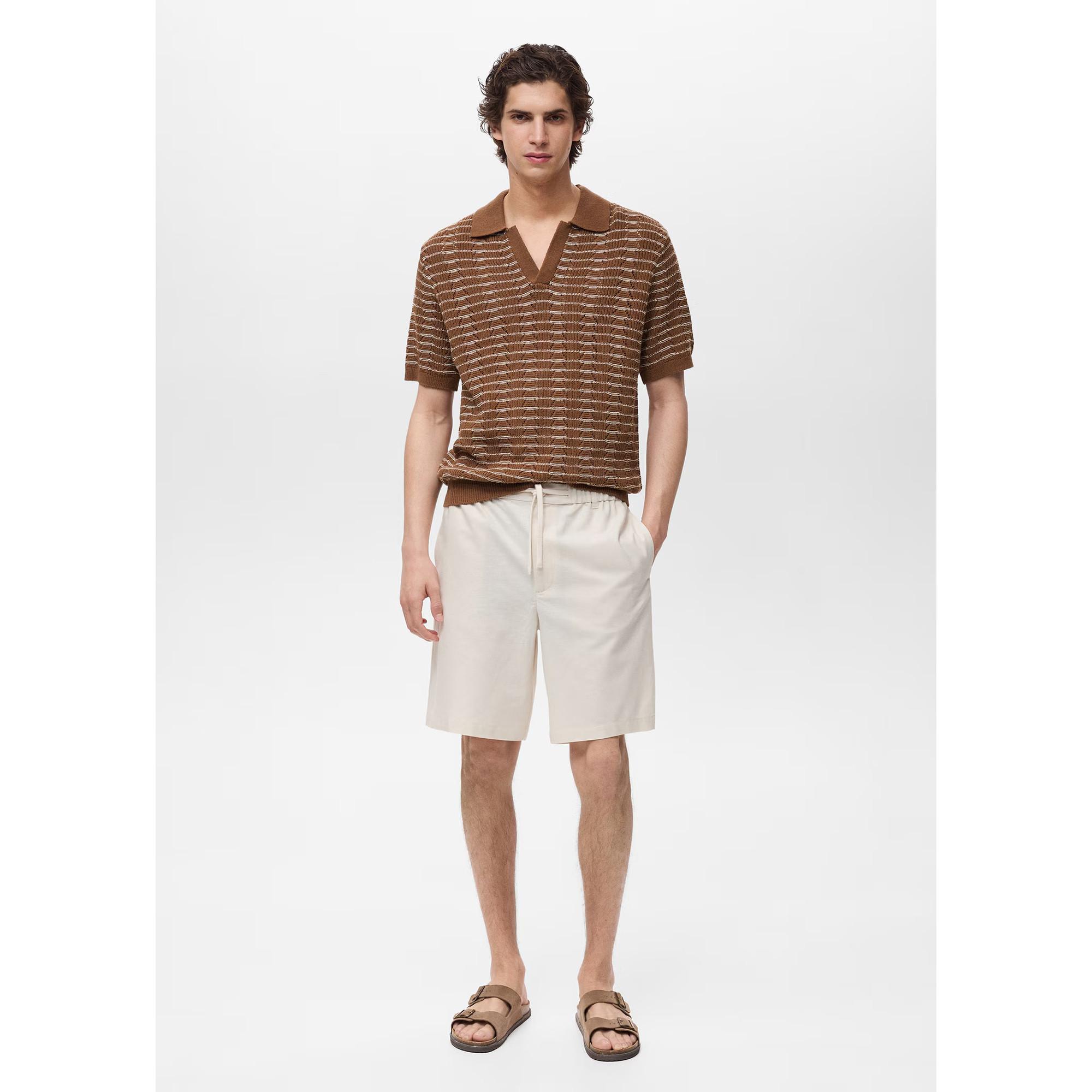 Mango Man Bermuda Shorts Cordon de Serrage  