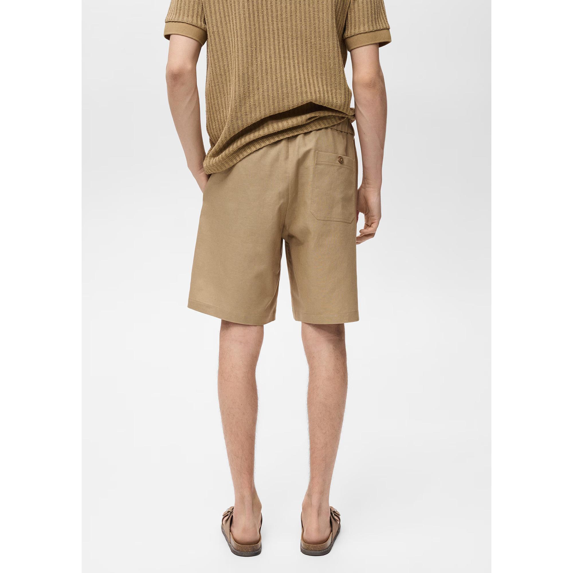 Mango Man Bermuda Straight Fit Shorts  