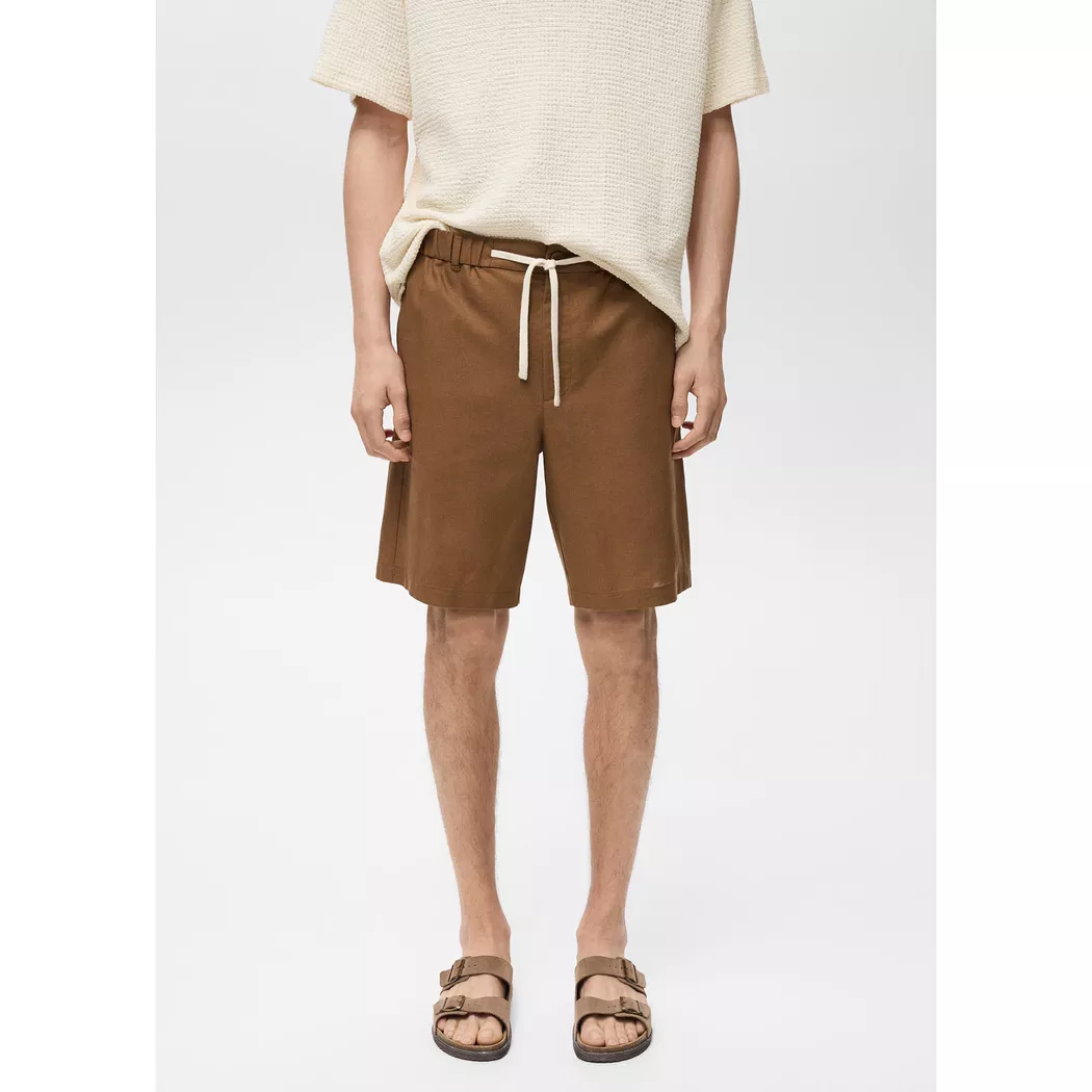 Mango Man - Bermuda Shorts, für Herren, Braun, Größe 40