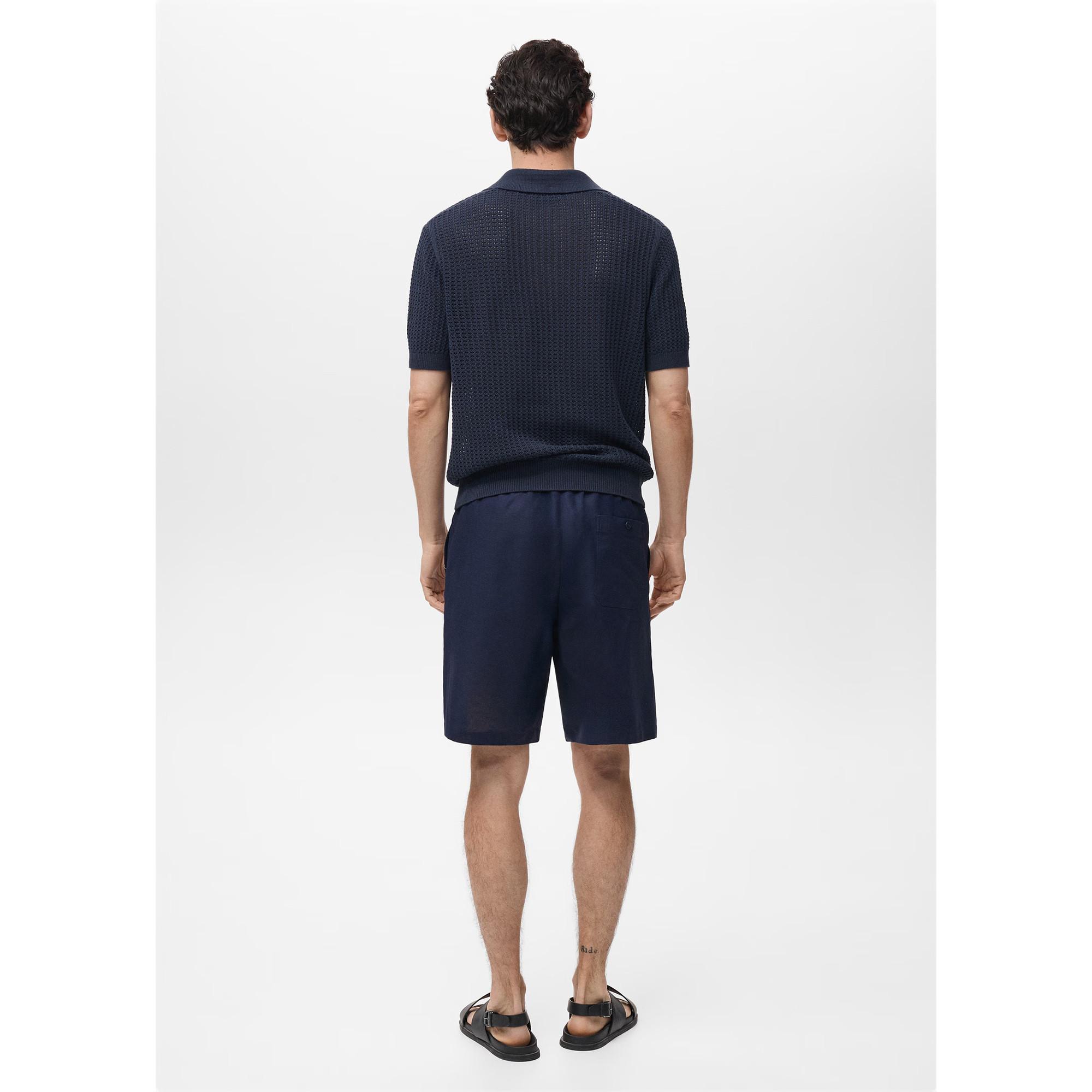Mango Man Bermuda Shorts Taglio Dritto  