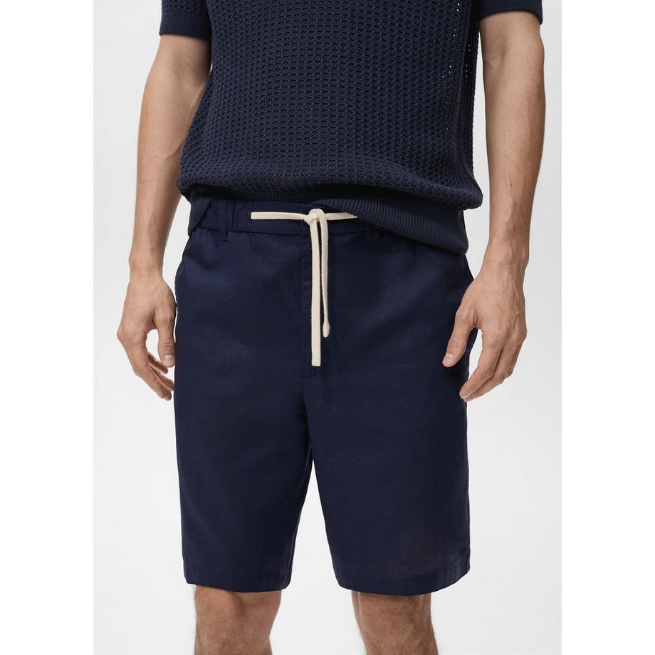 Mango Man Bermuda Straight Leg Shorts  