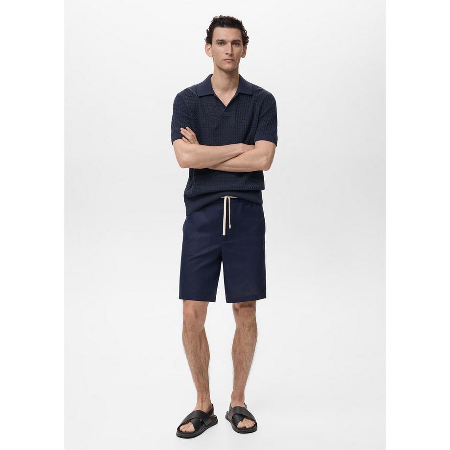 Mango Man Bermuda Straight Leg Shorts  
