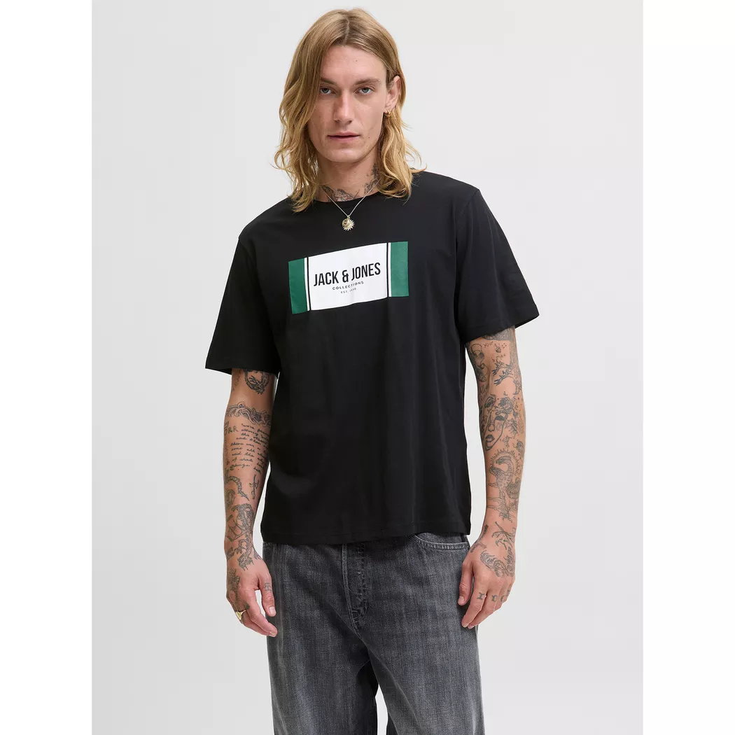 Jack & Jones - T-Shirt, für Herren, Black, Größe XL