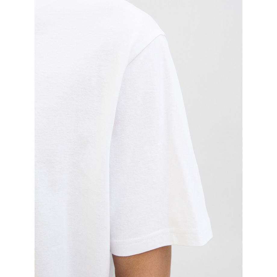 JACK & JONES T-Shirt Logo Imprimé Coupe Droite  